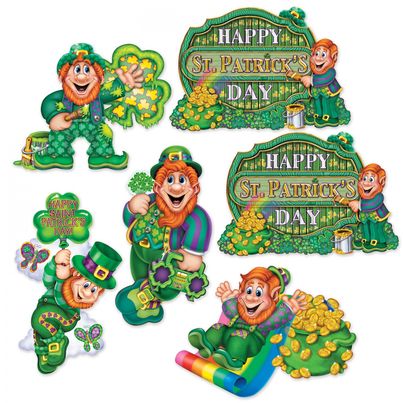 St Patrick's Day Cutouts (12) image