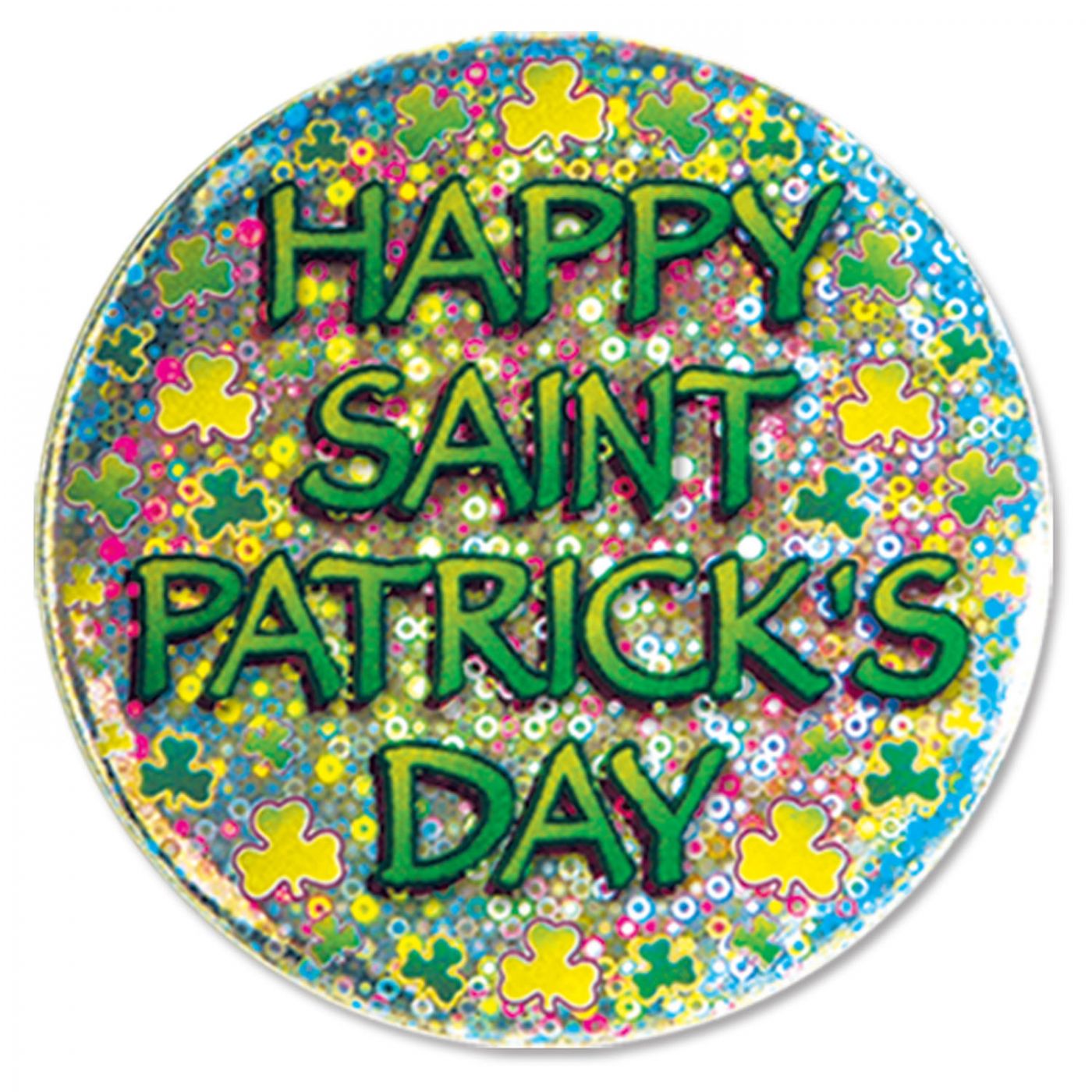Happy St Patrick's Day Button image
