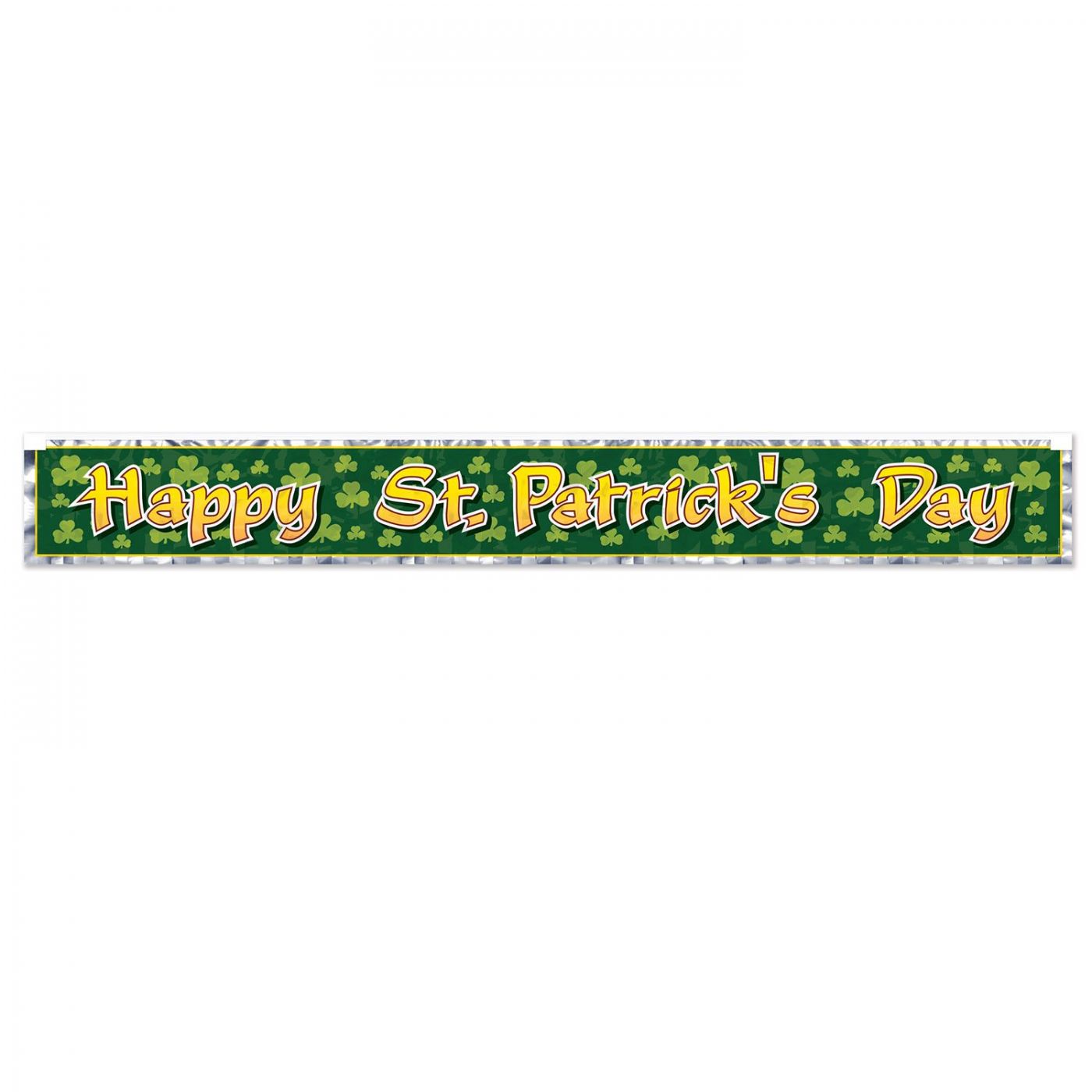 Metallic Happy St Patrick's Day Fringe Banner (12) image