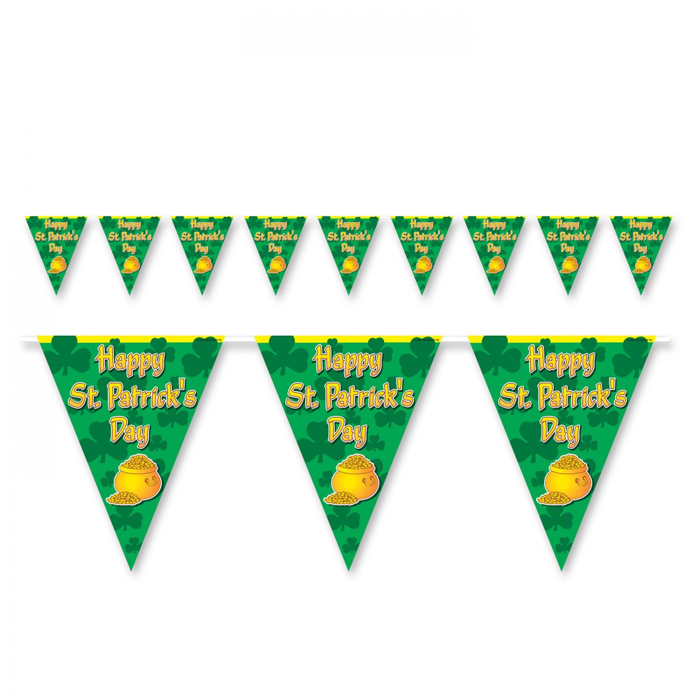 Happy St Patrick's Day Pennant Banner image