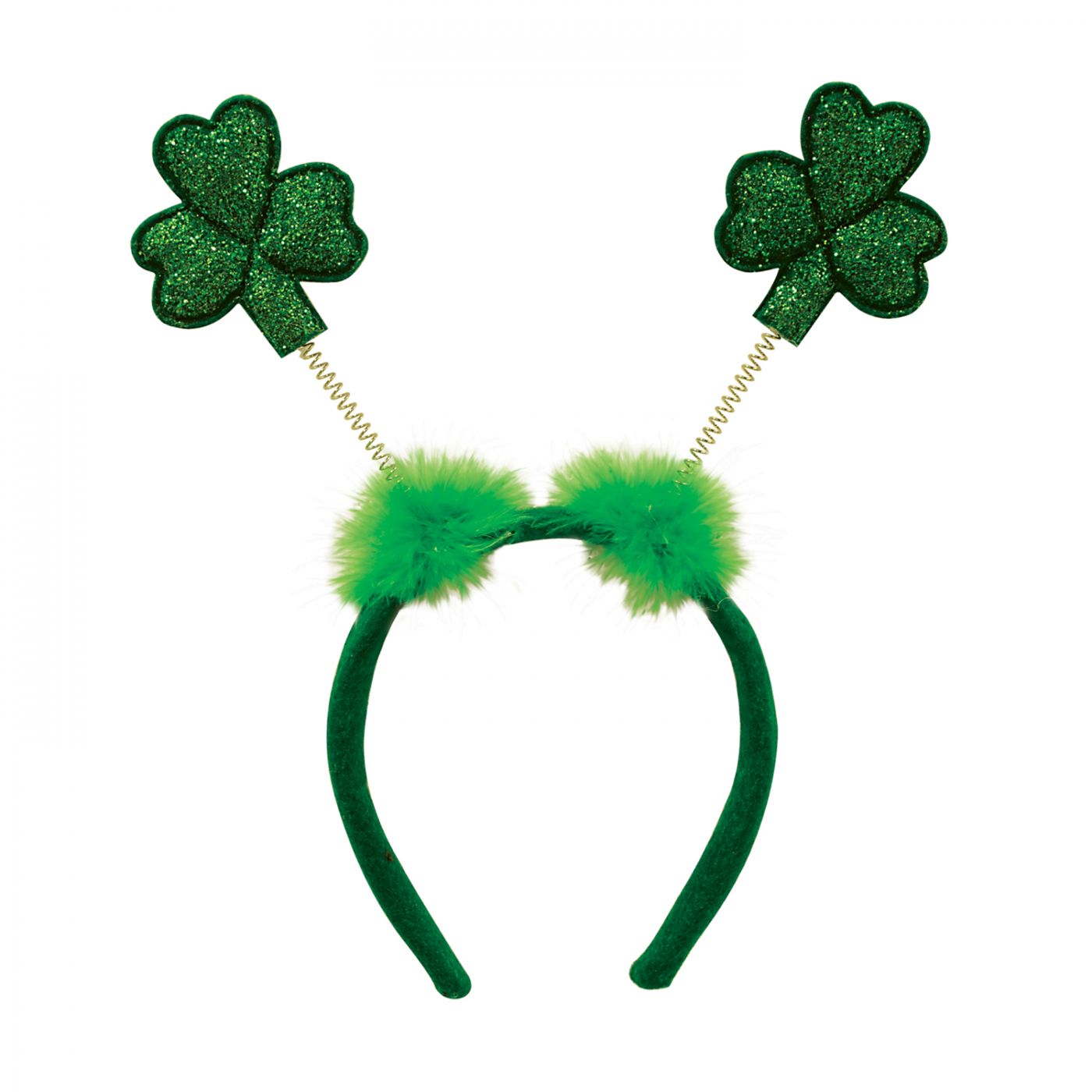 Glittered Shamrock Boppers (12) image