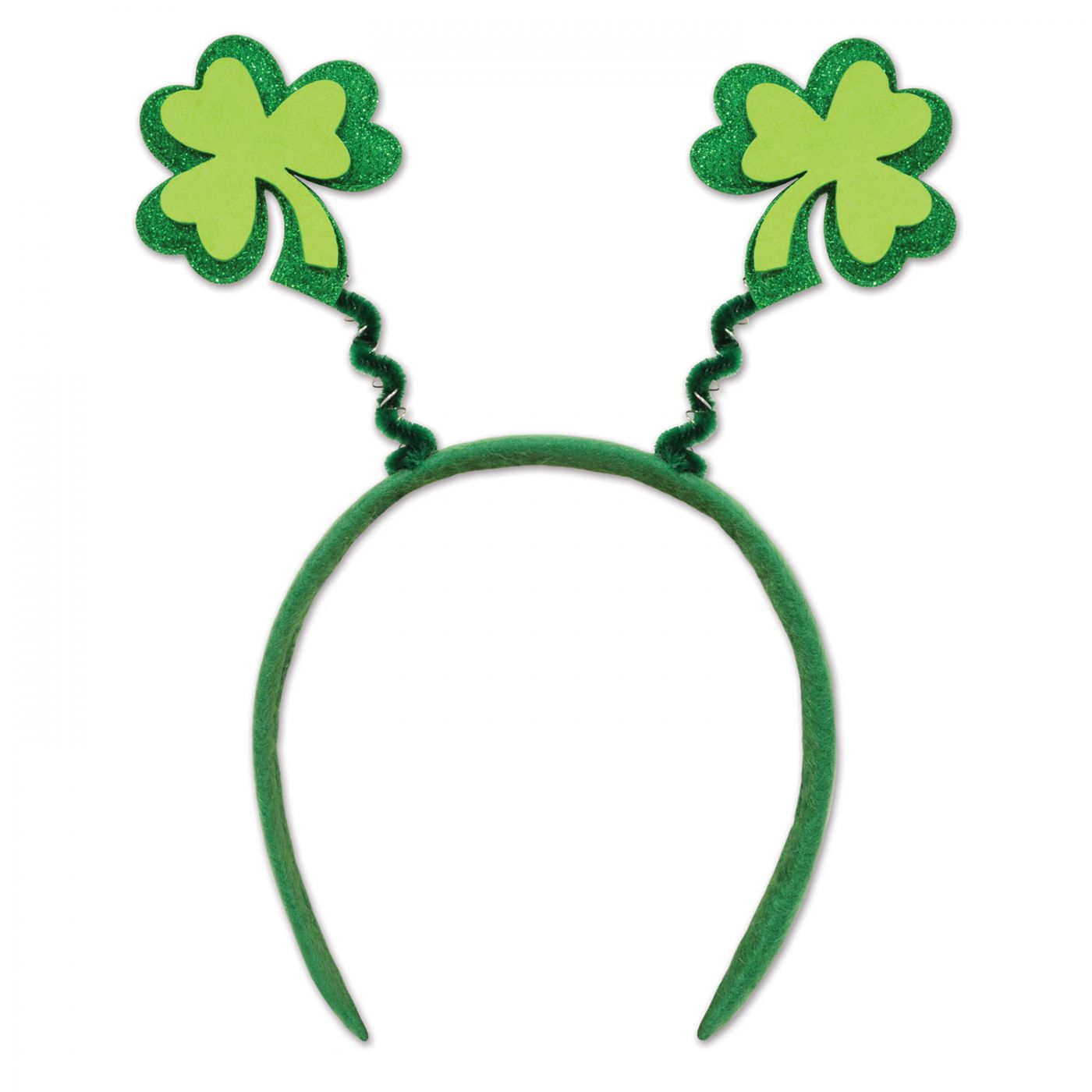 Glittered Shamrock Boppers (12) image