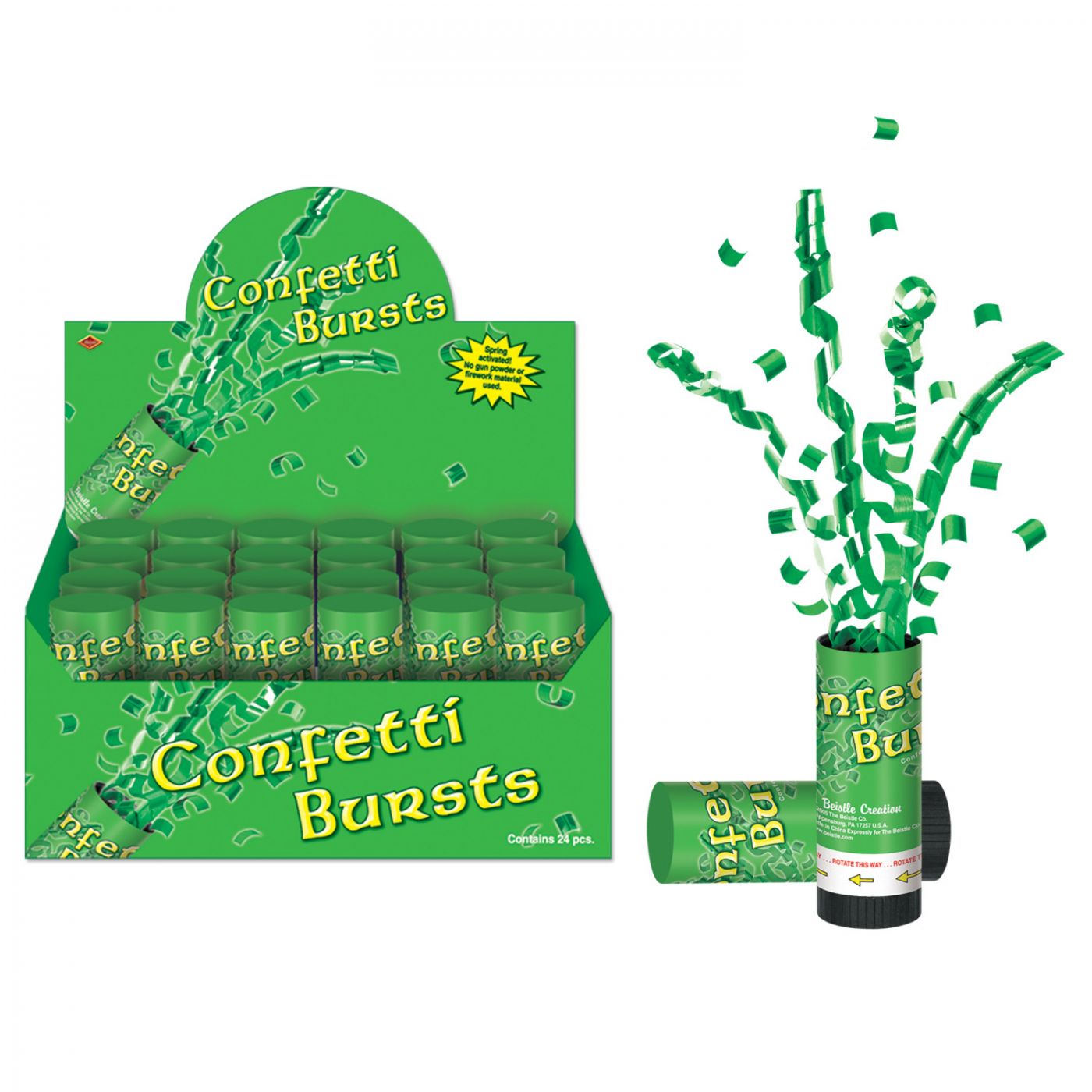 St Patrick's Day Confetti Bursts (24) image