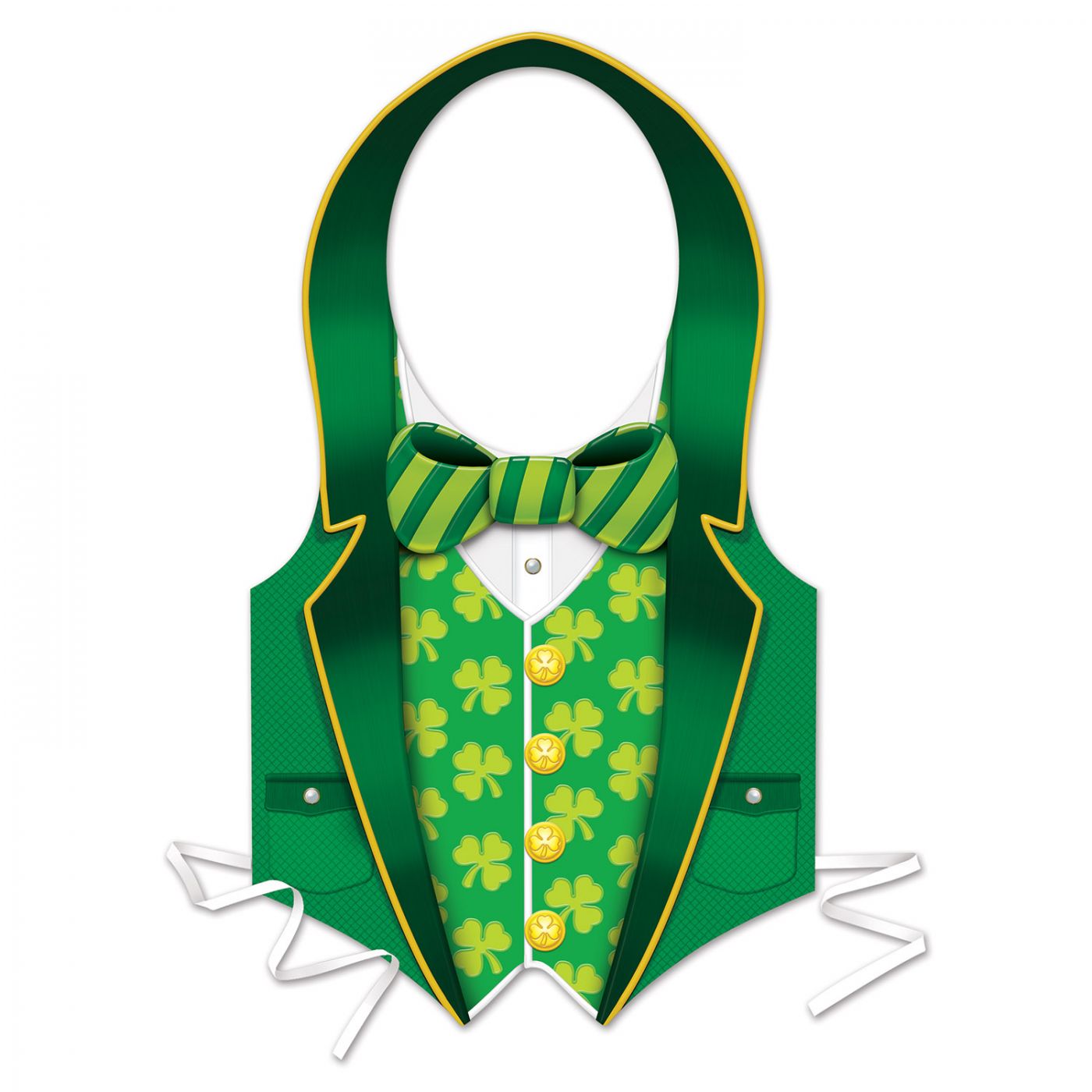 Plastic St Patrick Vest (24) image