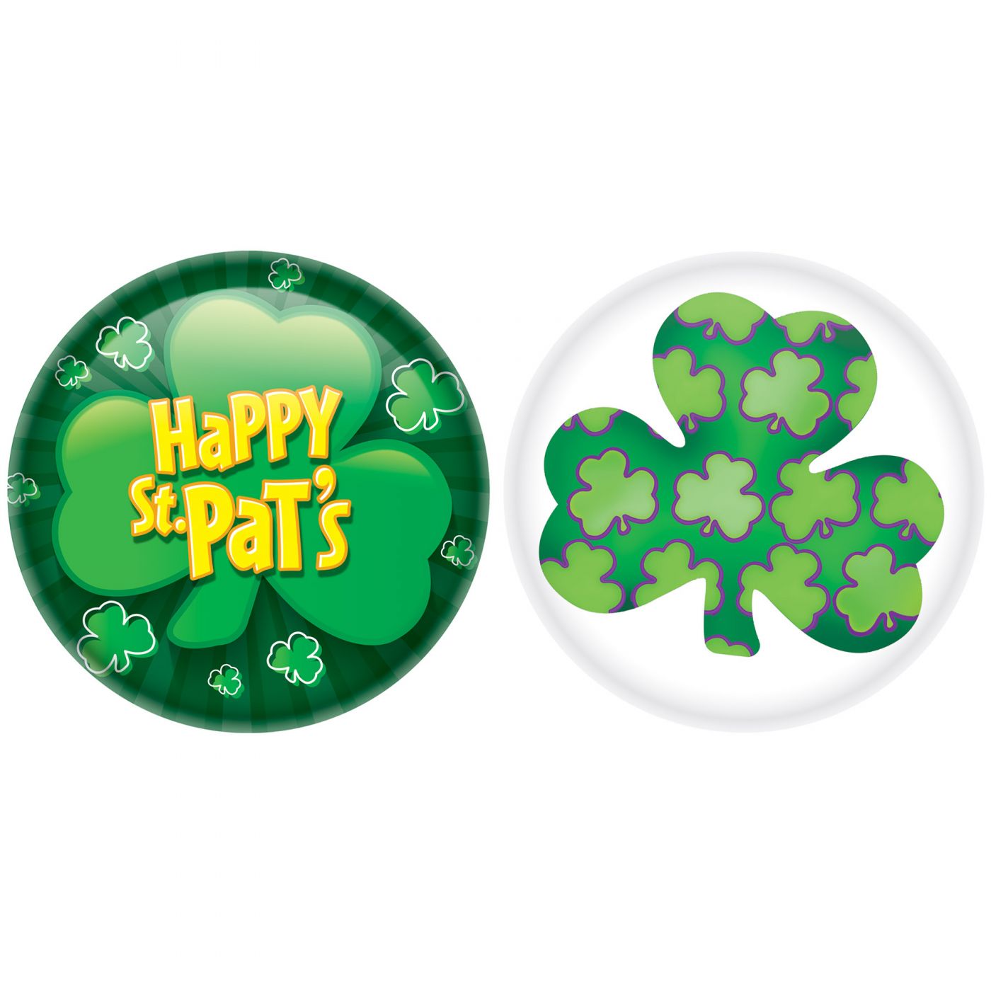 St Patrick's Day Buttons (12) image