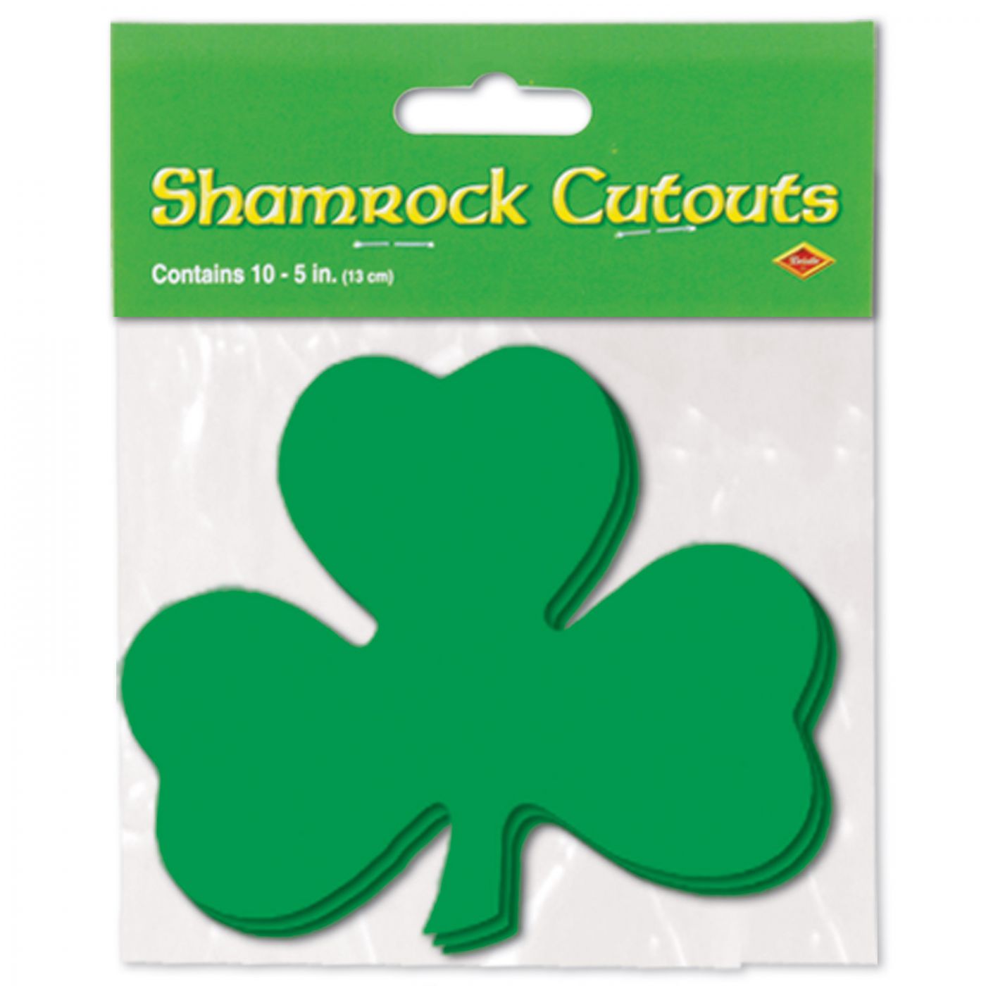 Pkgd Printed Shamrock Cutouts (24) image