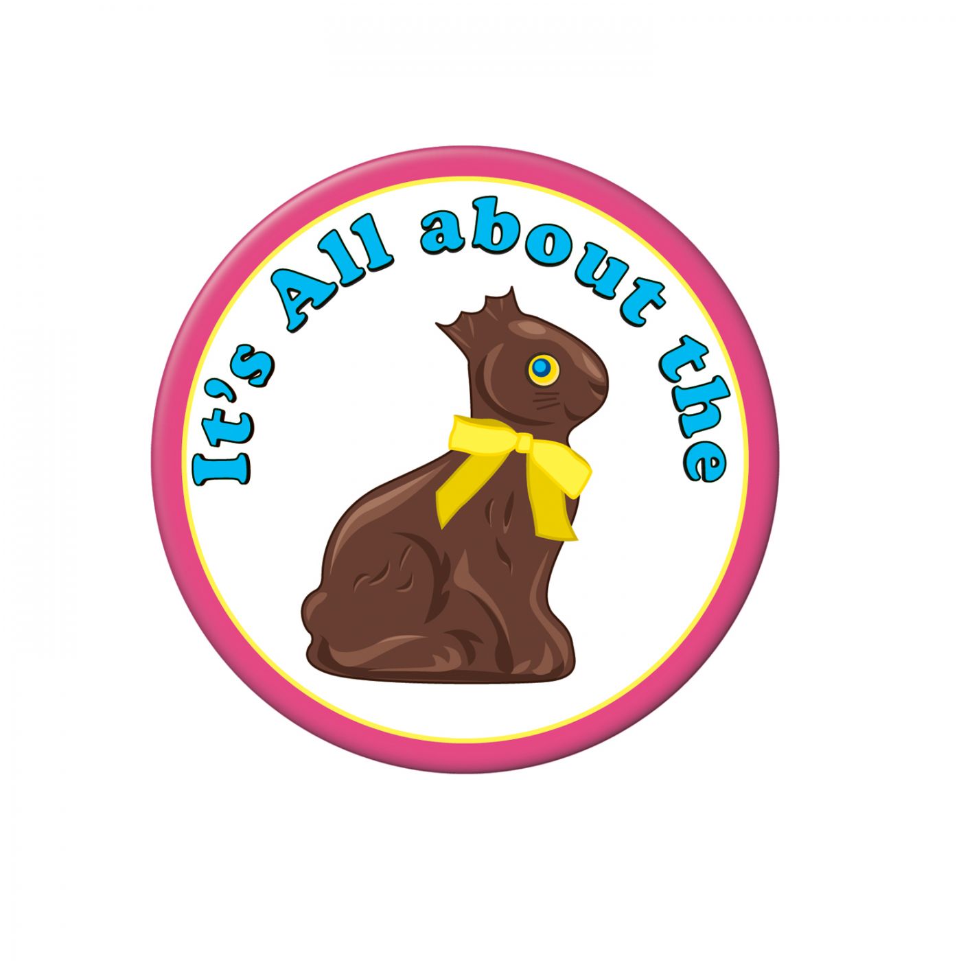 Chocolate Bunny Button (12) image