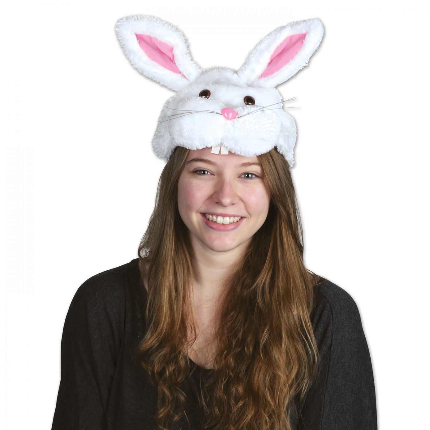 Plush Bunny Head Hat image