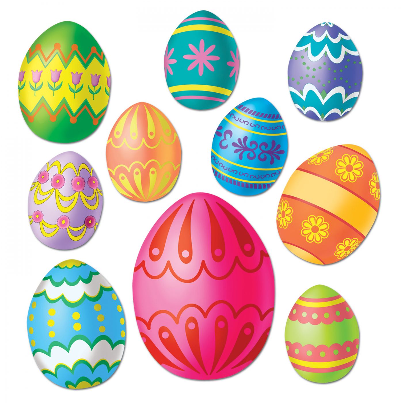 Easter Egg Cutouts (24) image