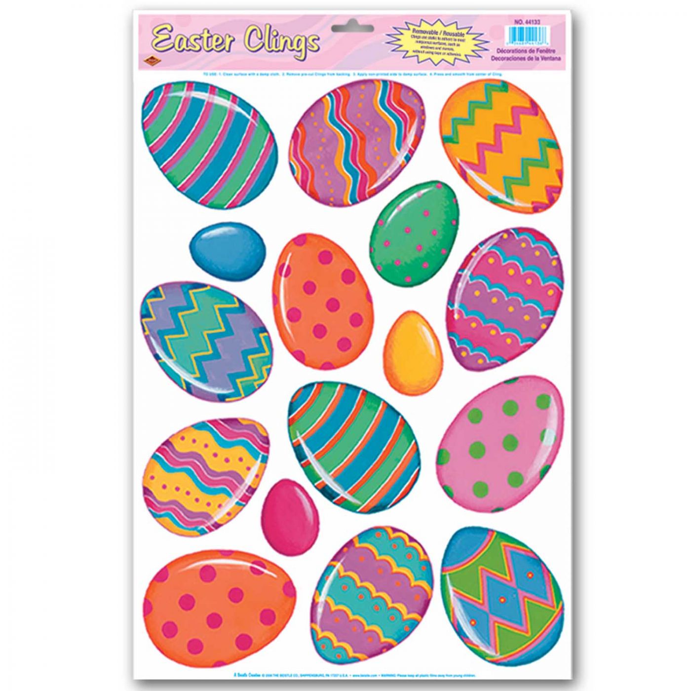 Color Bright Egg Clings (12) image