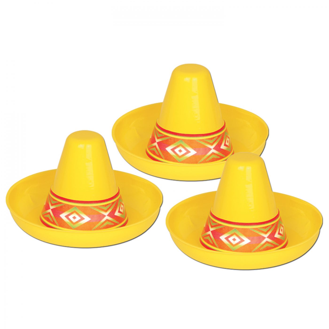 Miniature Yellow Plastic Sombrero (48) image