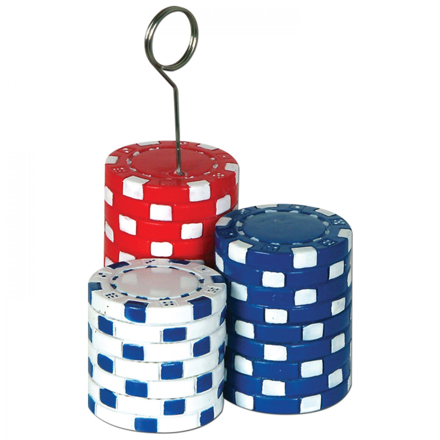 Poker Chips Photo/Balloon Holder (6) image
