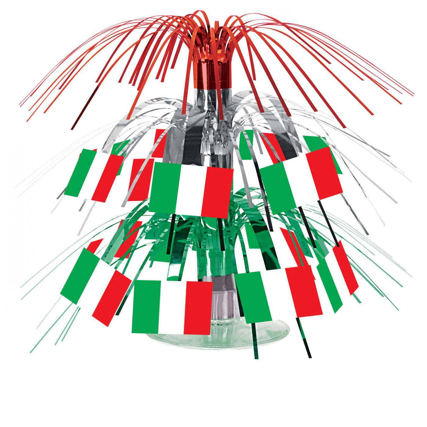 Italian Flag Mini Cascade Centerpiece (12) image