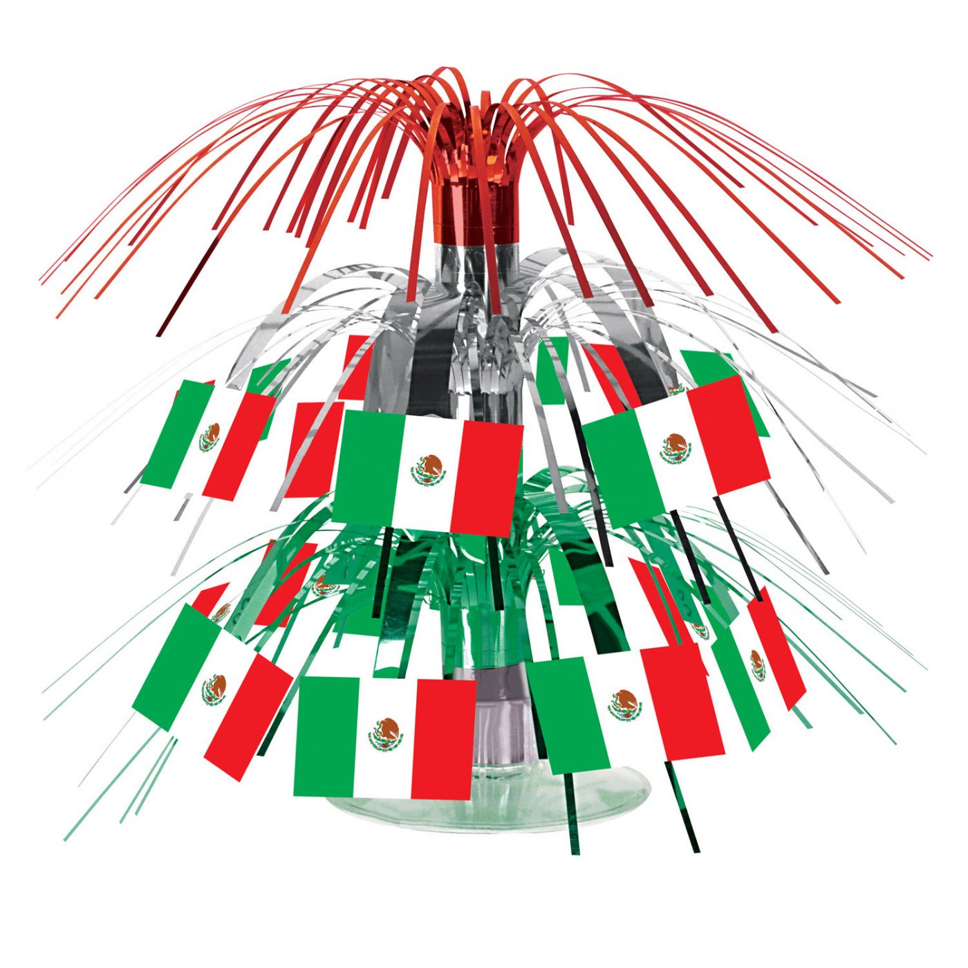 Mexican Flag Mini Cascade Centerpiece (12) image