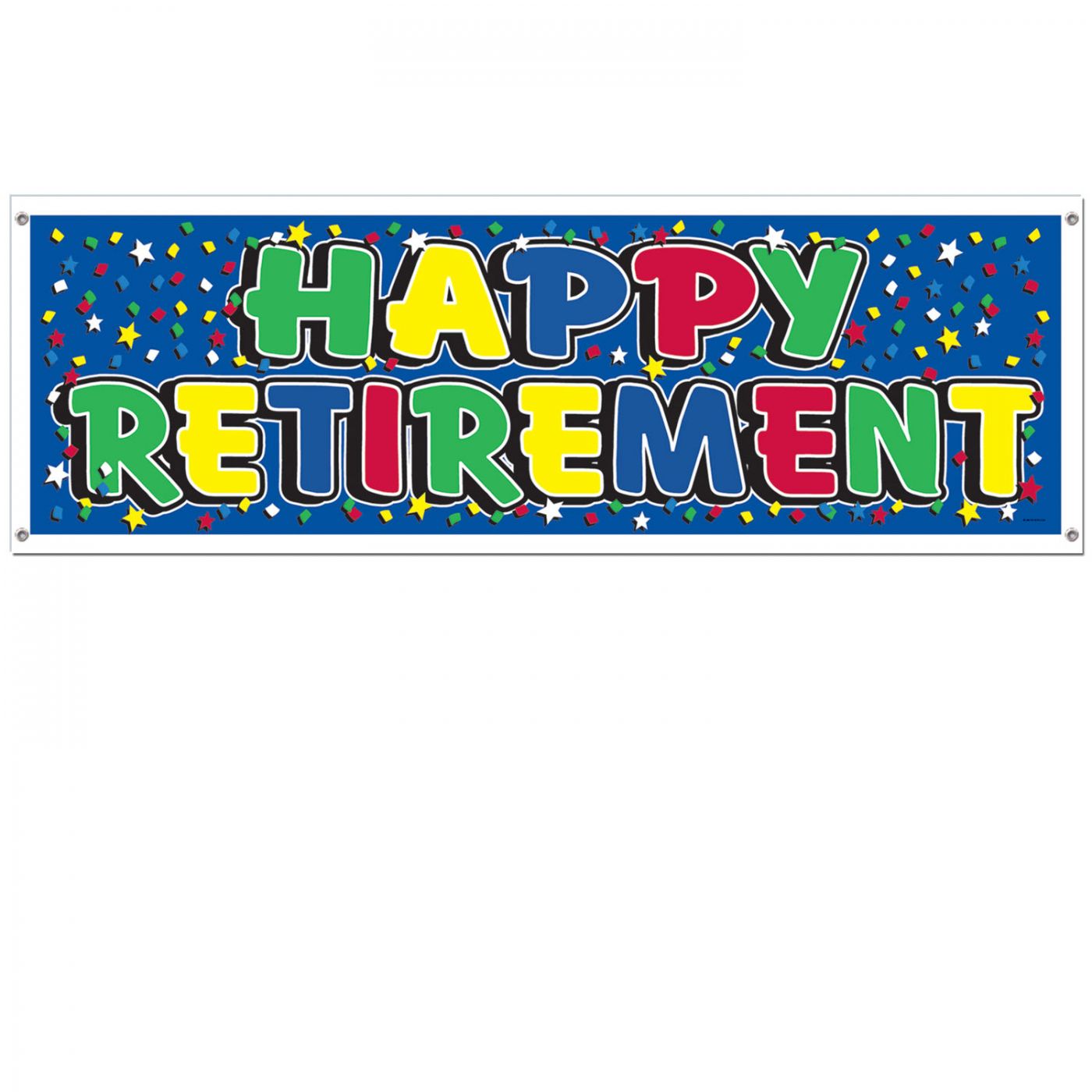 Happy Retirement Sign Banner (12) image