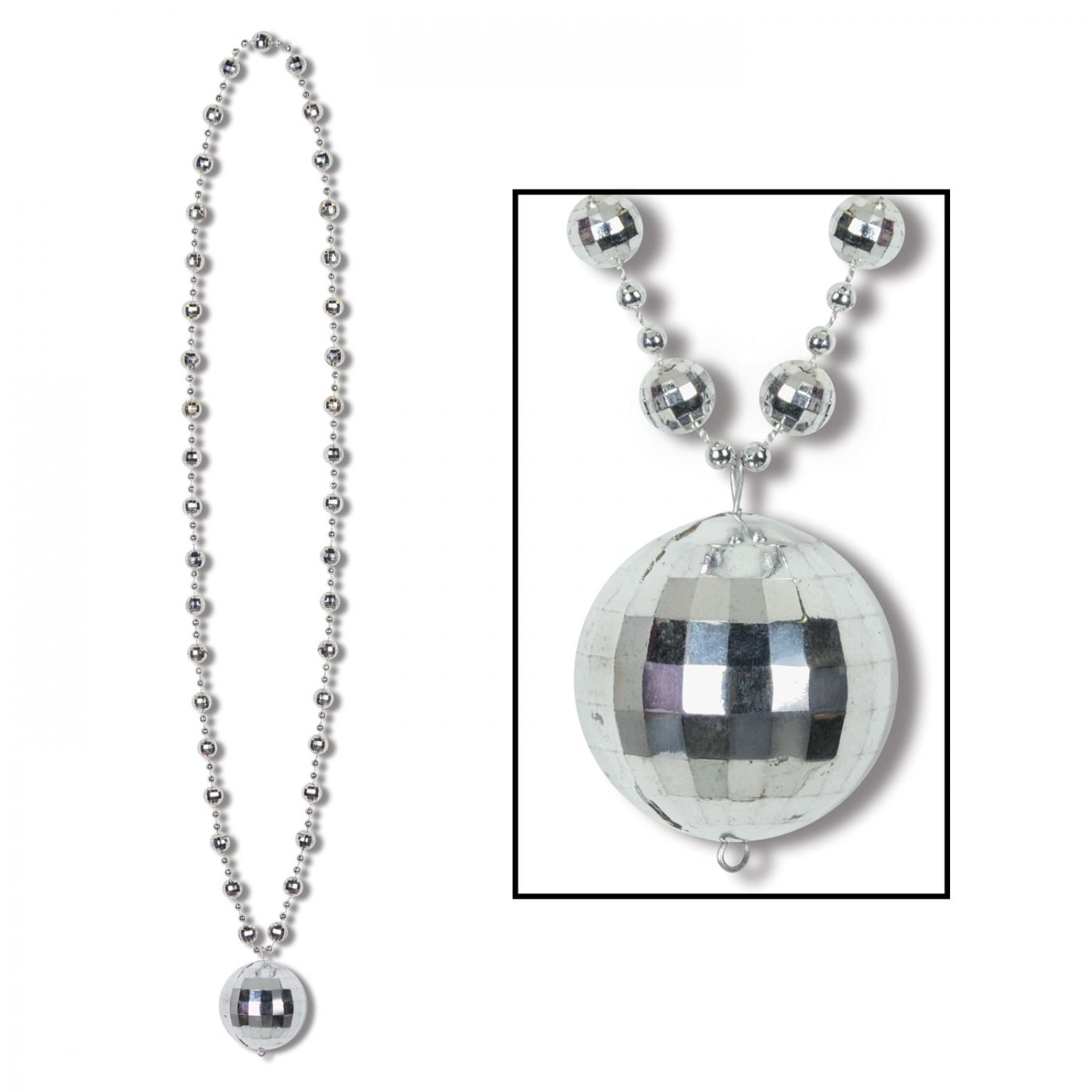 Disco Ball Beads w/Disco Ball Medallion (12) image