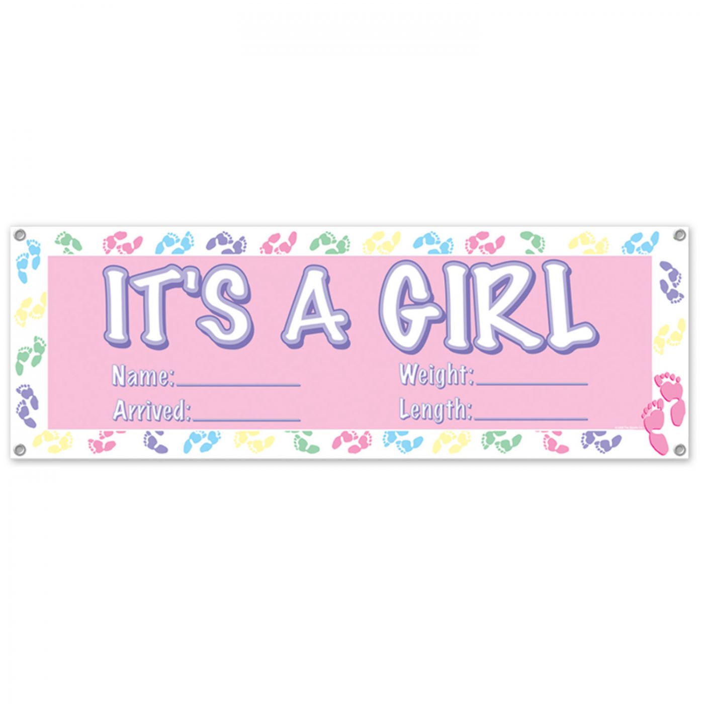 It's A Girl Sign Banner (12) image