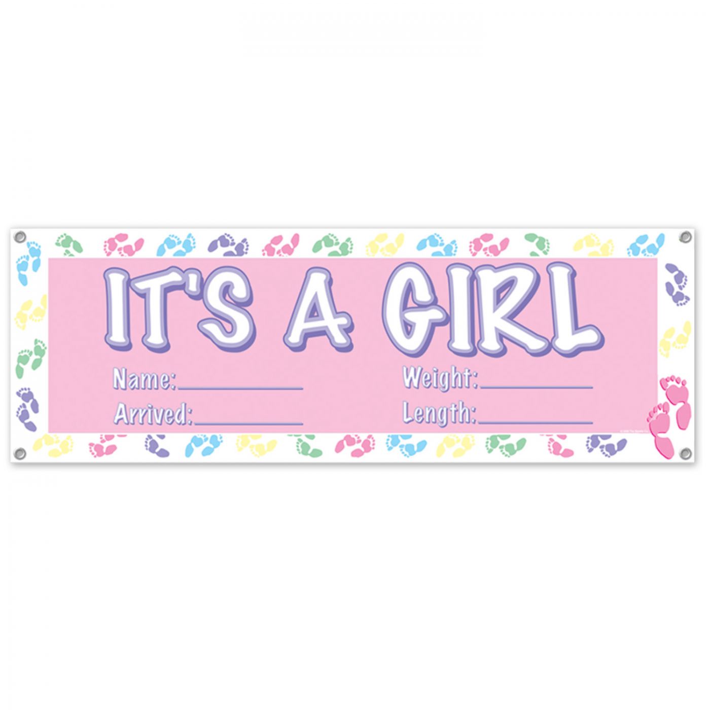 It's A Girl Sign Banner (12) image