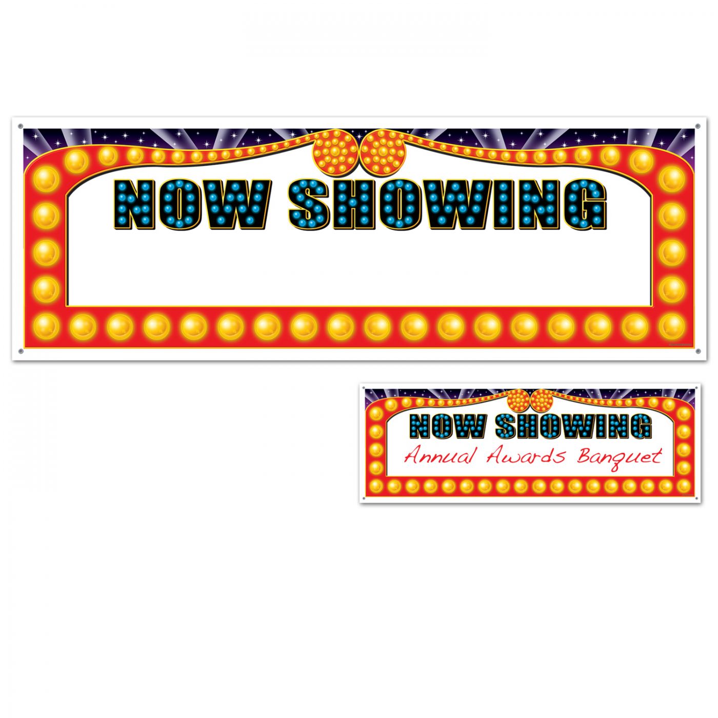 Now Showing Sign Banner image