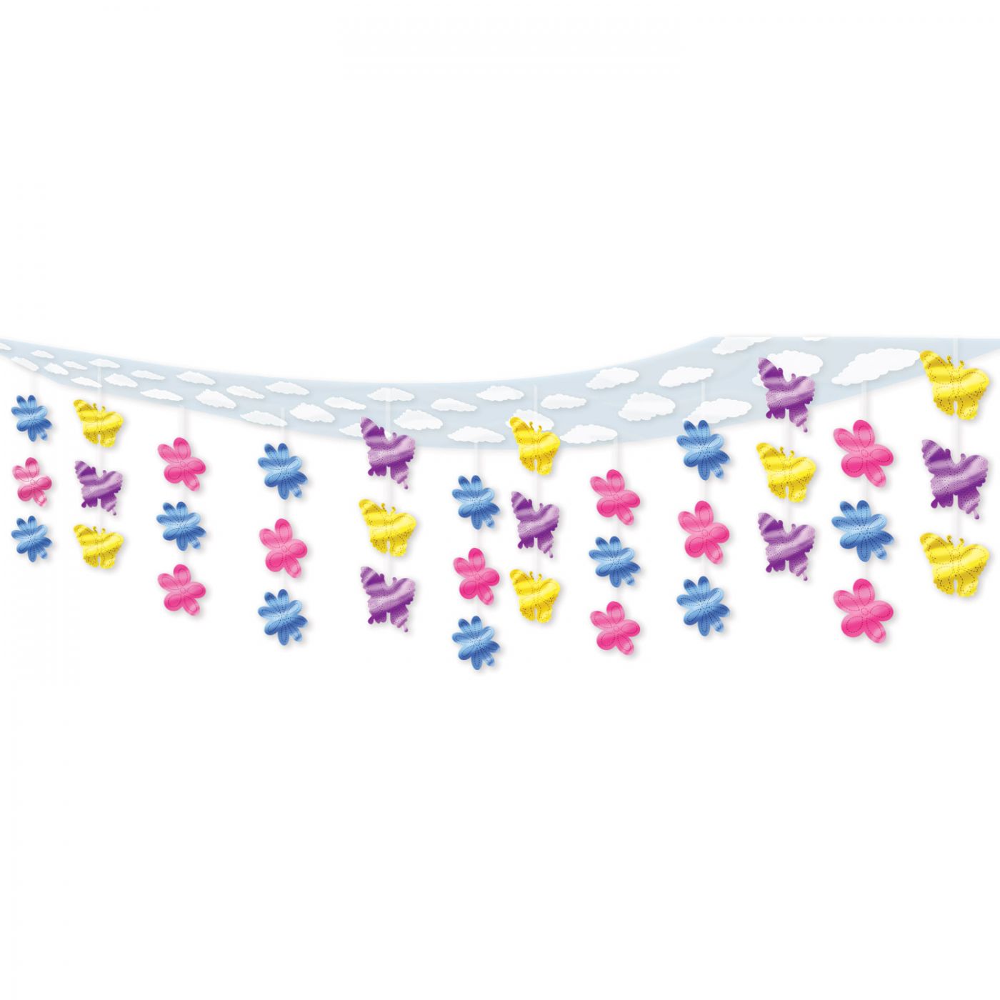 Image of Butterfly & Flower Ceiling Decor (6)