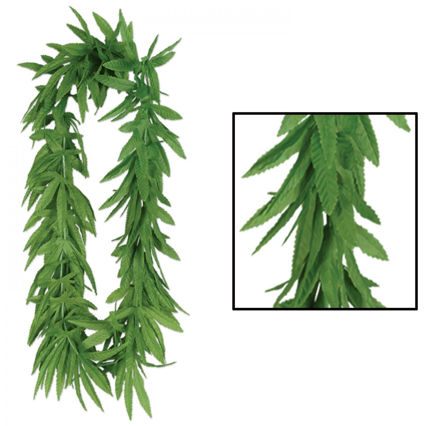 Tropical Fern Leaf Lei (12) image