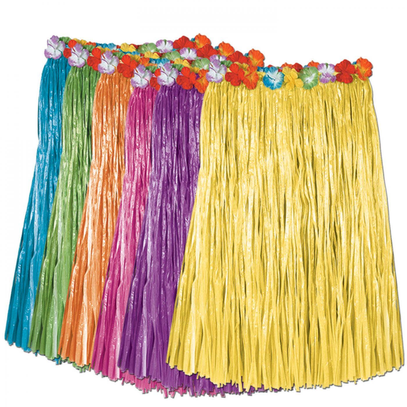 Adult Artificial Grass Hula Skirts (12) image