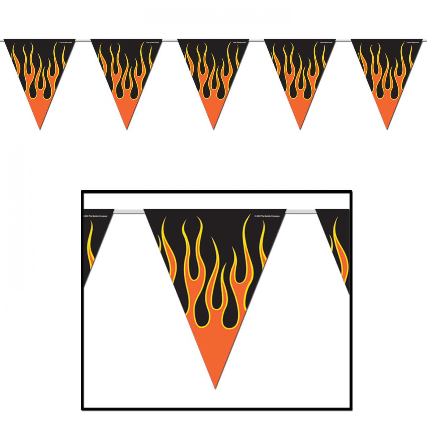 Flame Pennant Banner image