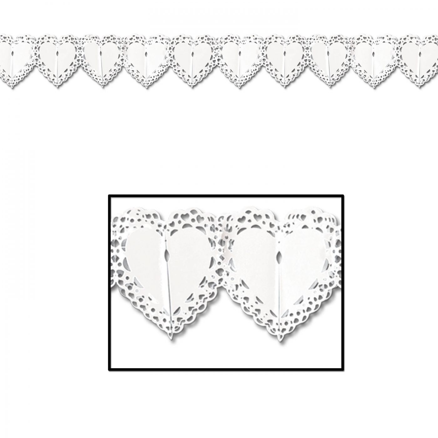 Lace Heart Garland (12) image