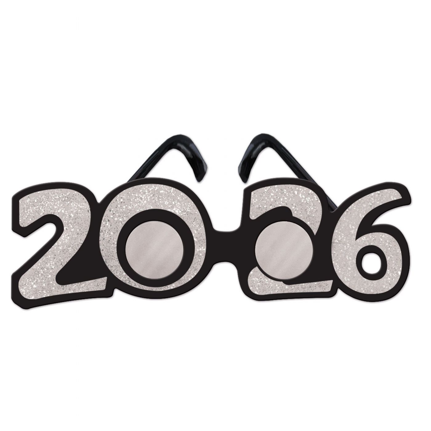 "2026" Glittered Plastic Eyeglasses (12) image