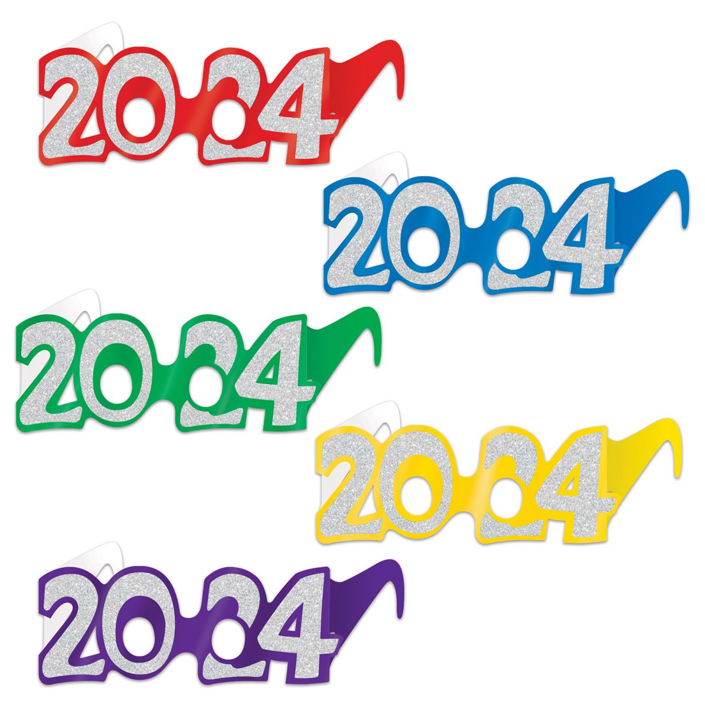 Image of 2024 Glittered Foil Eyeglasses (50)
