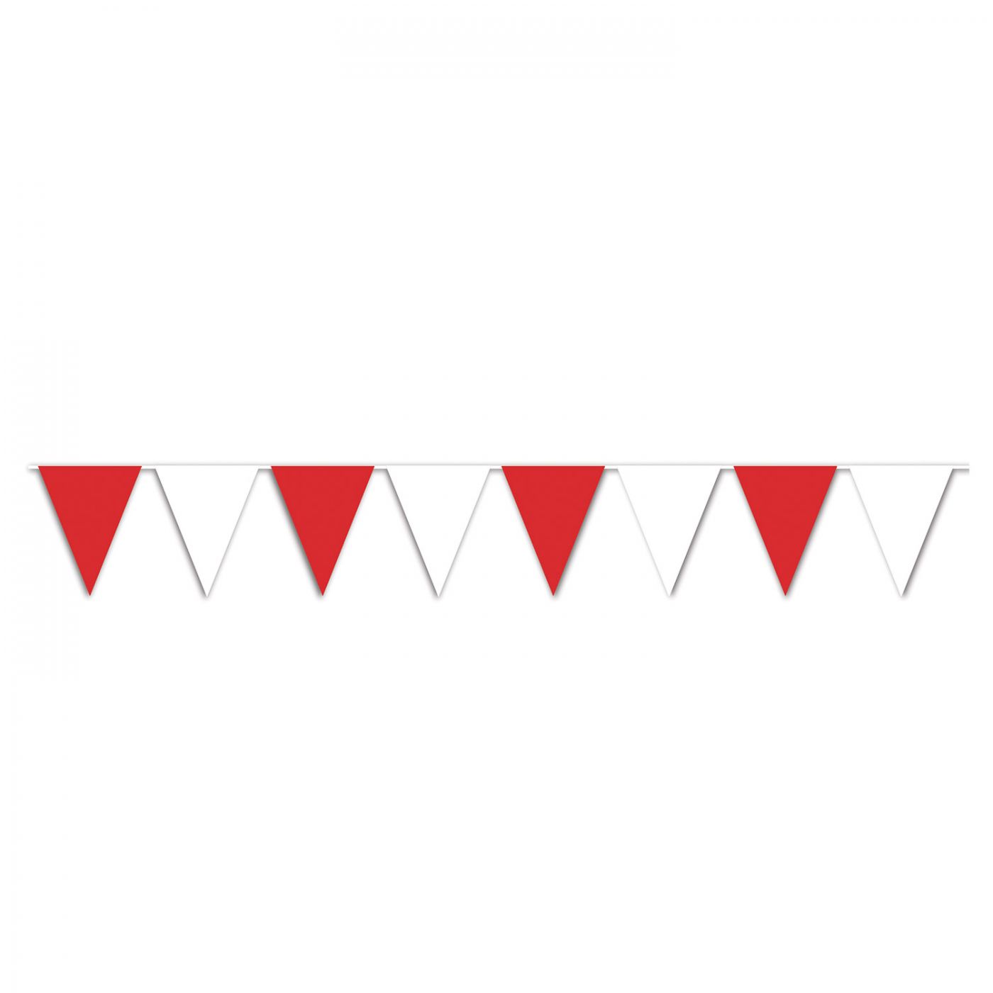 Red & White Pennant Banner image