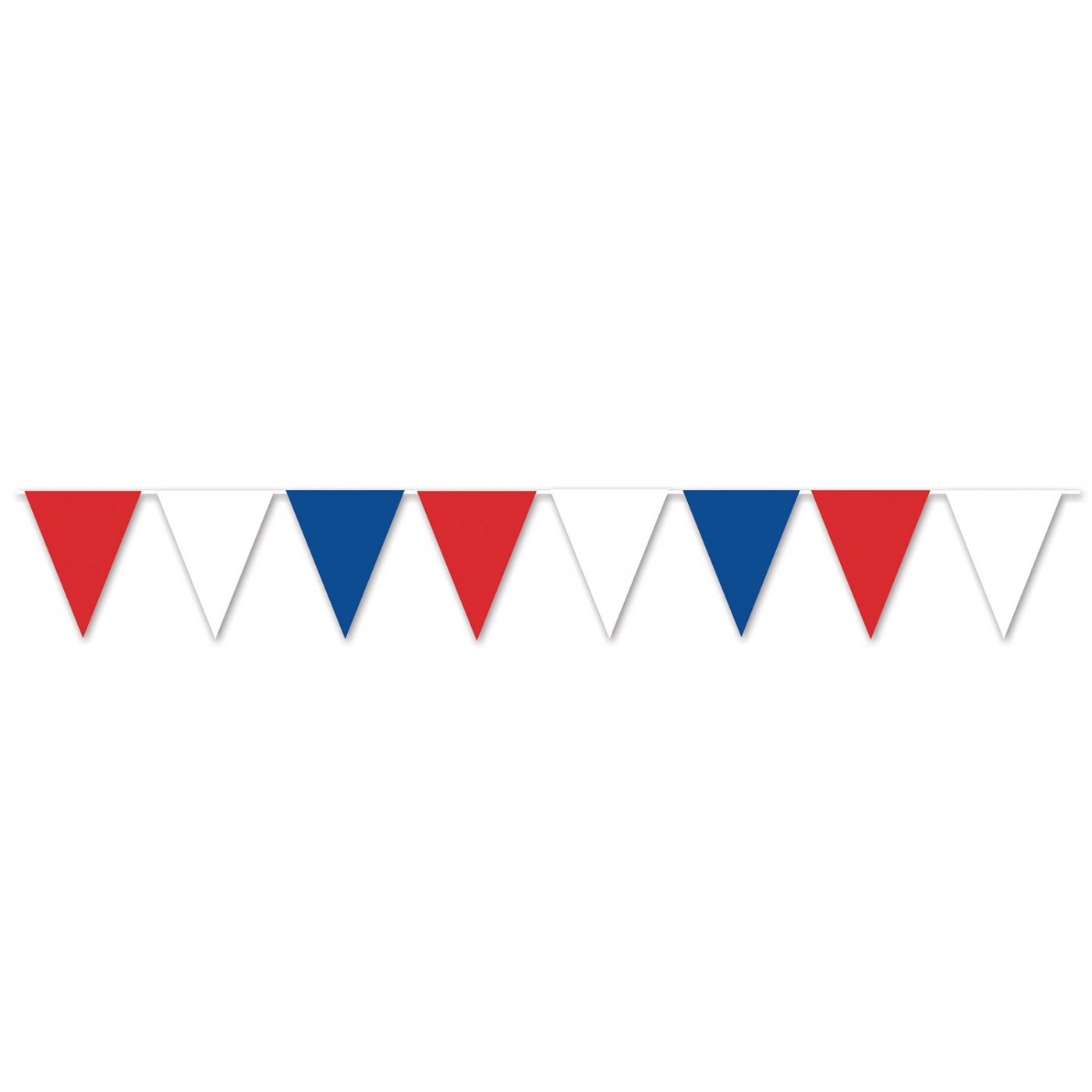 Red, White & Blue Pennant Banner (12) image