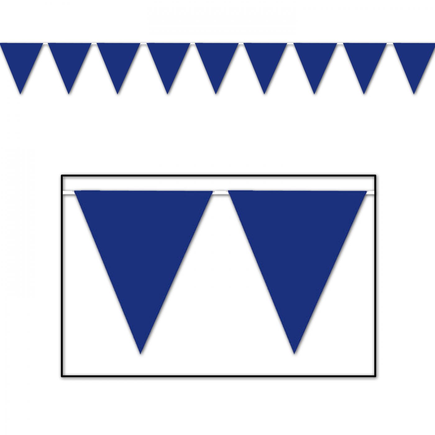 Blue Pennant Banner (12) image