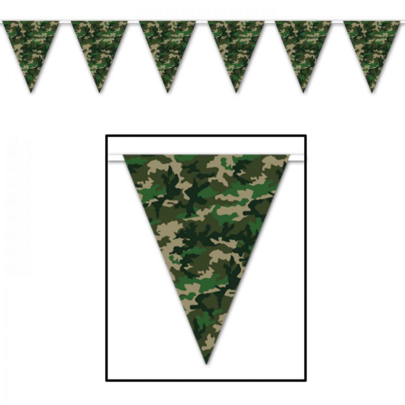 Camo Pennant Banner (12) image