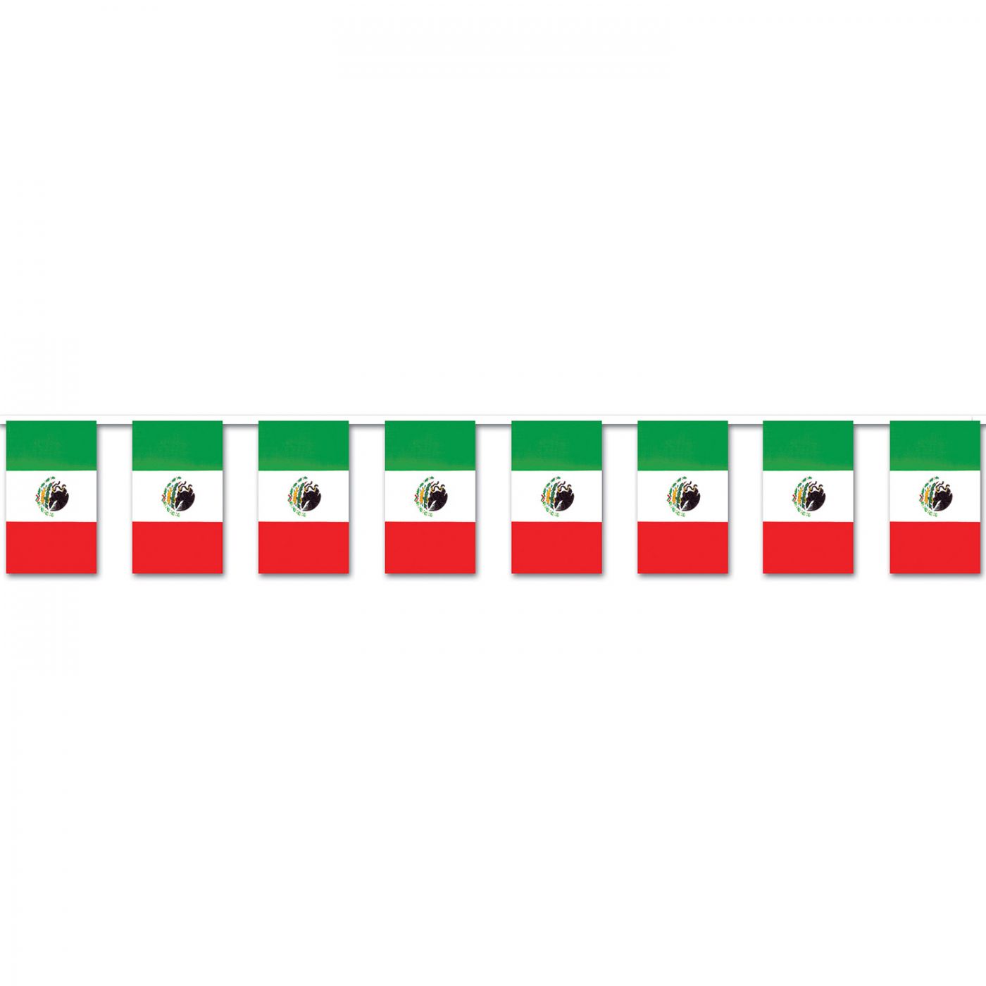 Mexican Flag Pennant Banner image