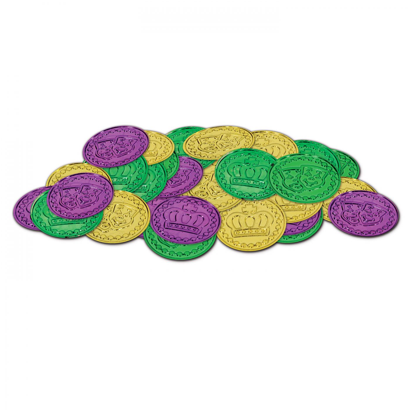 Mardi Gras Plastic Coins image