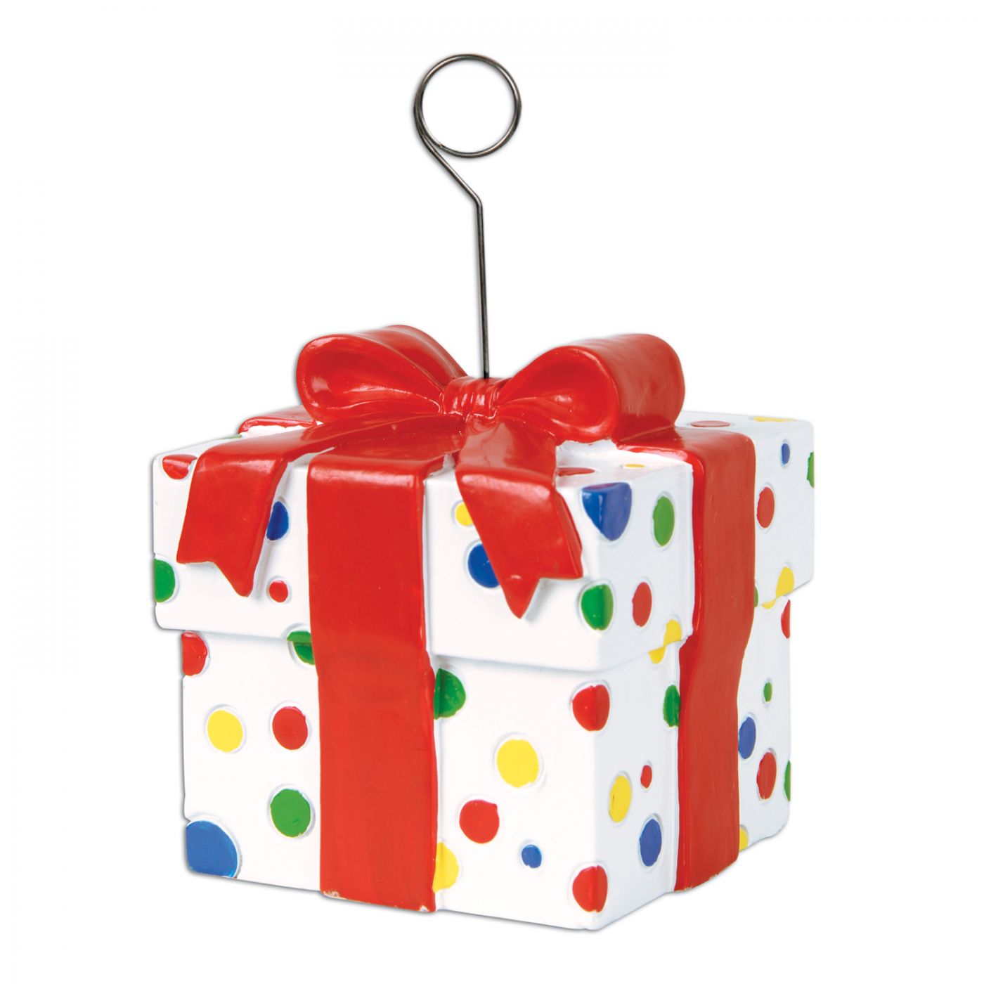 Polka Dots Gift Box Photo/Balloon Holder (6) image