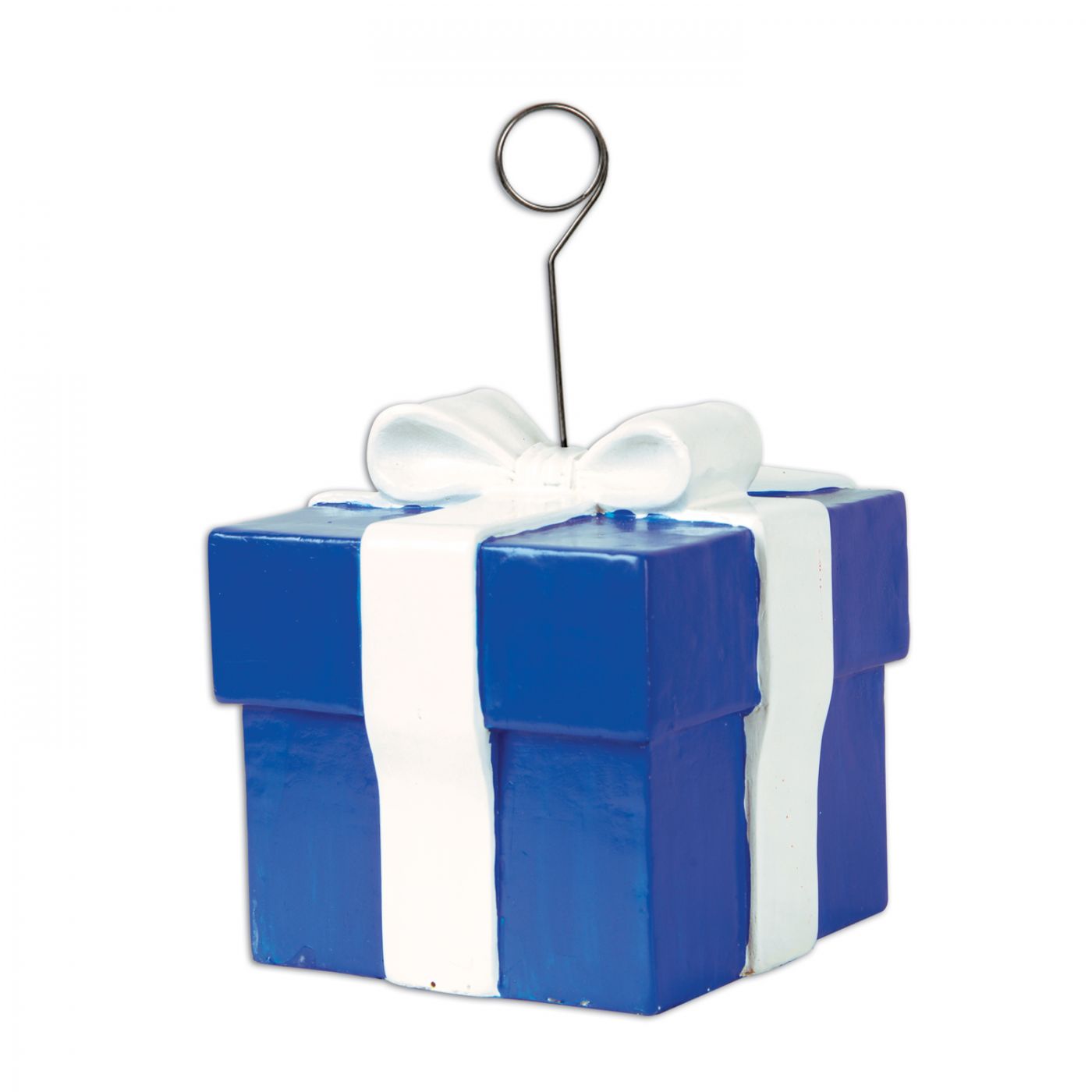 Blue Gift Box Photo/Balloon Holder (6) image