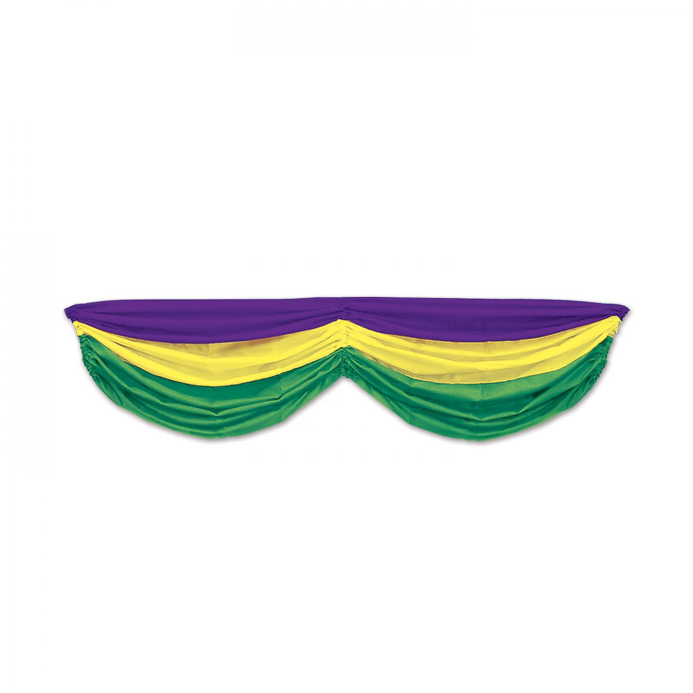 Mardi Gras Fabric Bunting (6) image