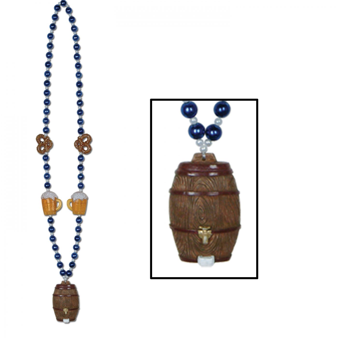 Oktoberfest Beads w/Keg Medallion (12) image