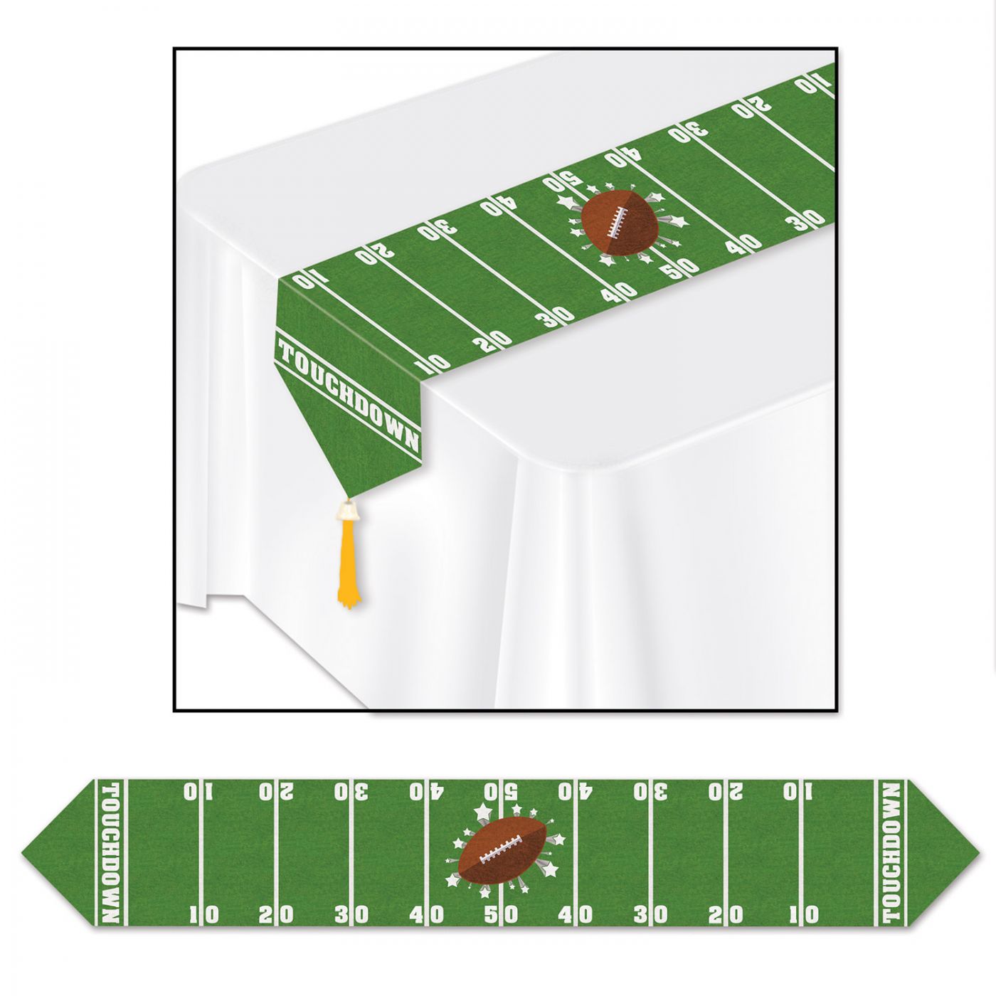 Printed Game Day Football Table Runner image