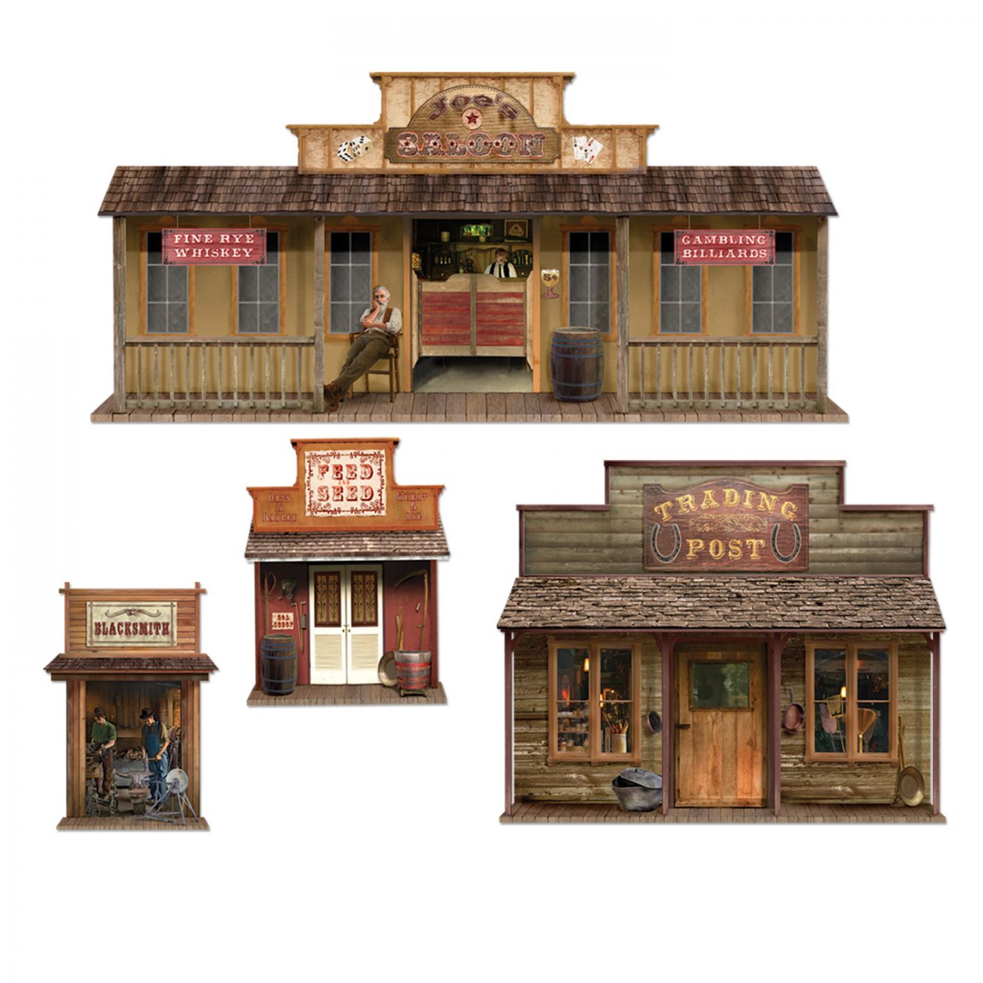 Wild West Town Props image