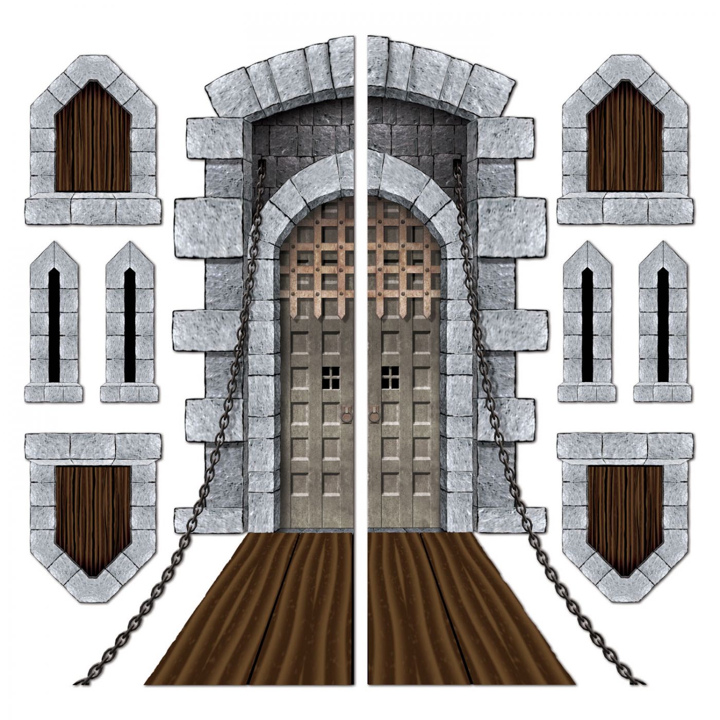 Castle Door & Window Props (12) image