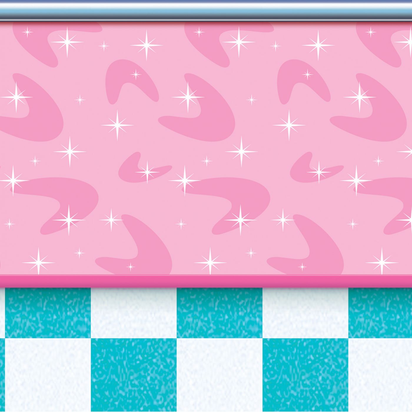 50's Soda Shop Backdrop (6) image