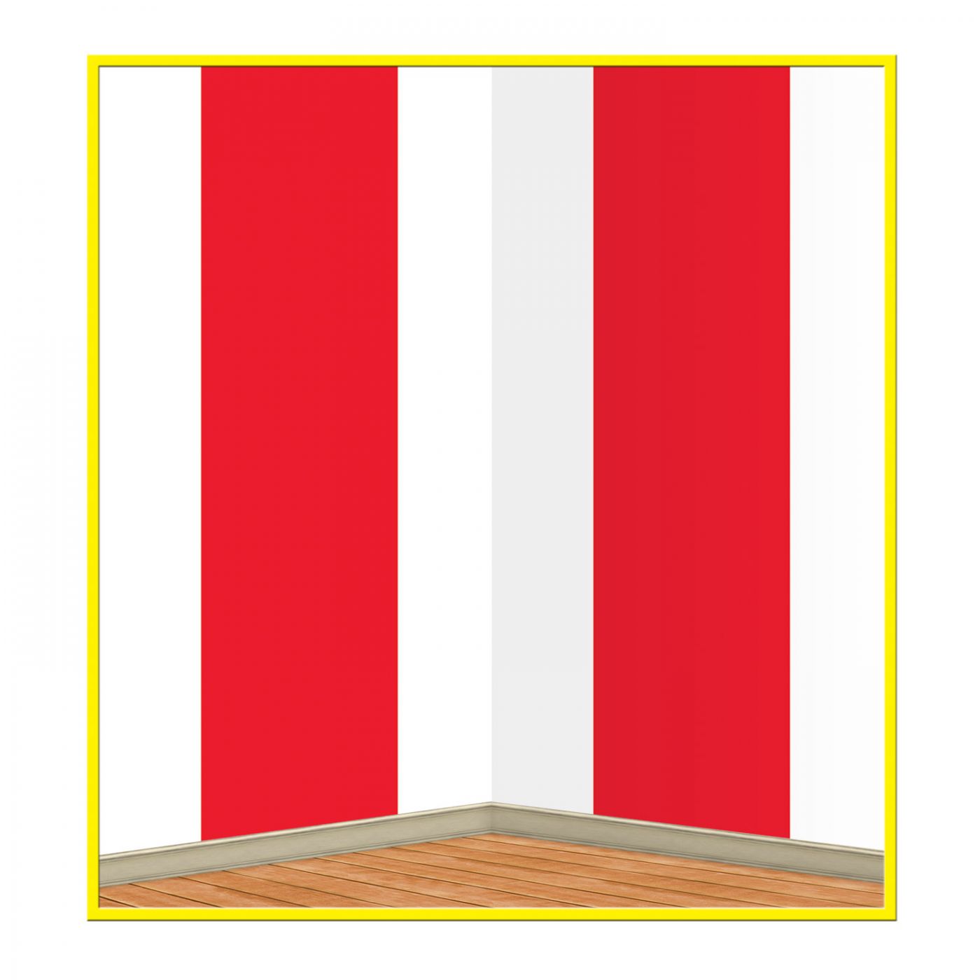 Red & White Stripes Backdrop (6) image