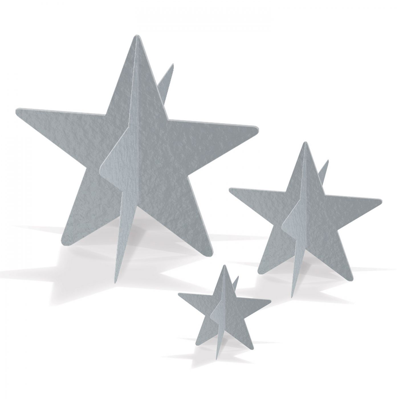 3-D Foil Star Centerpieces (12) image