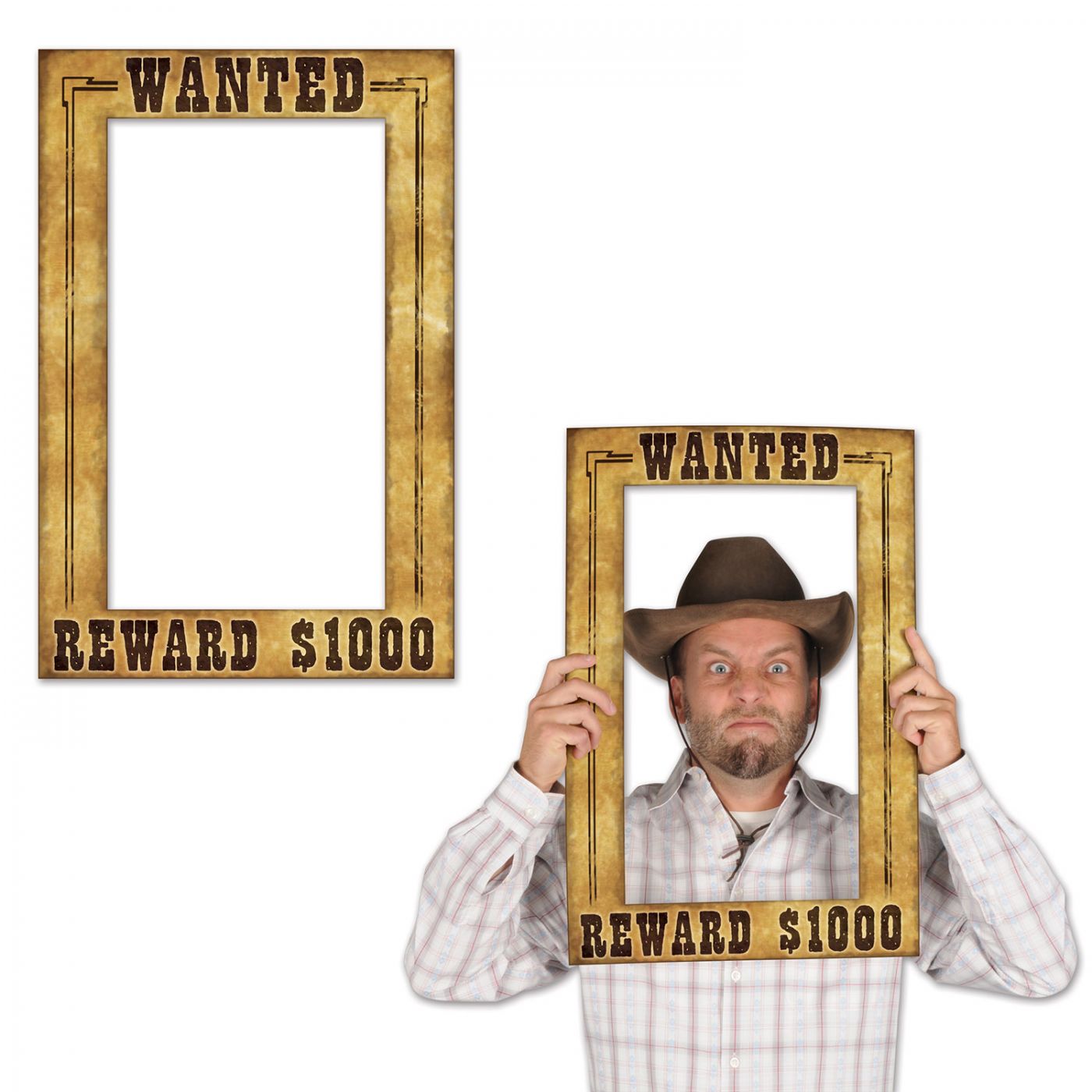 Western Wanted Photo Fun Frame (12) image