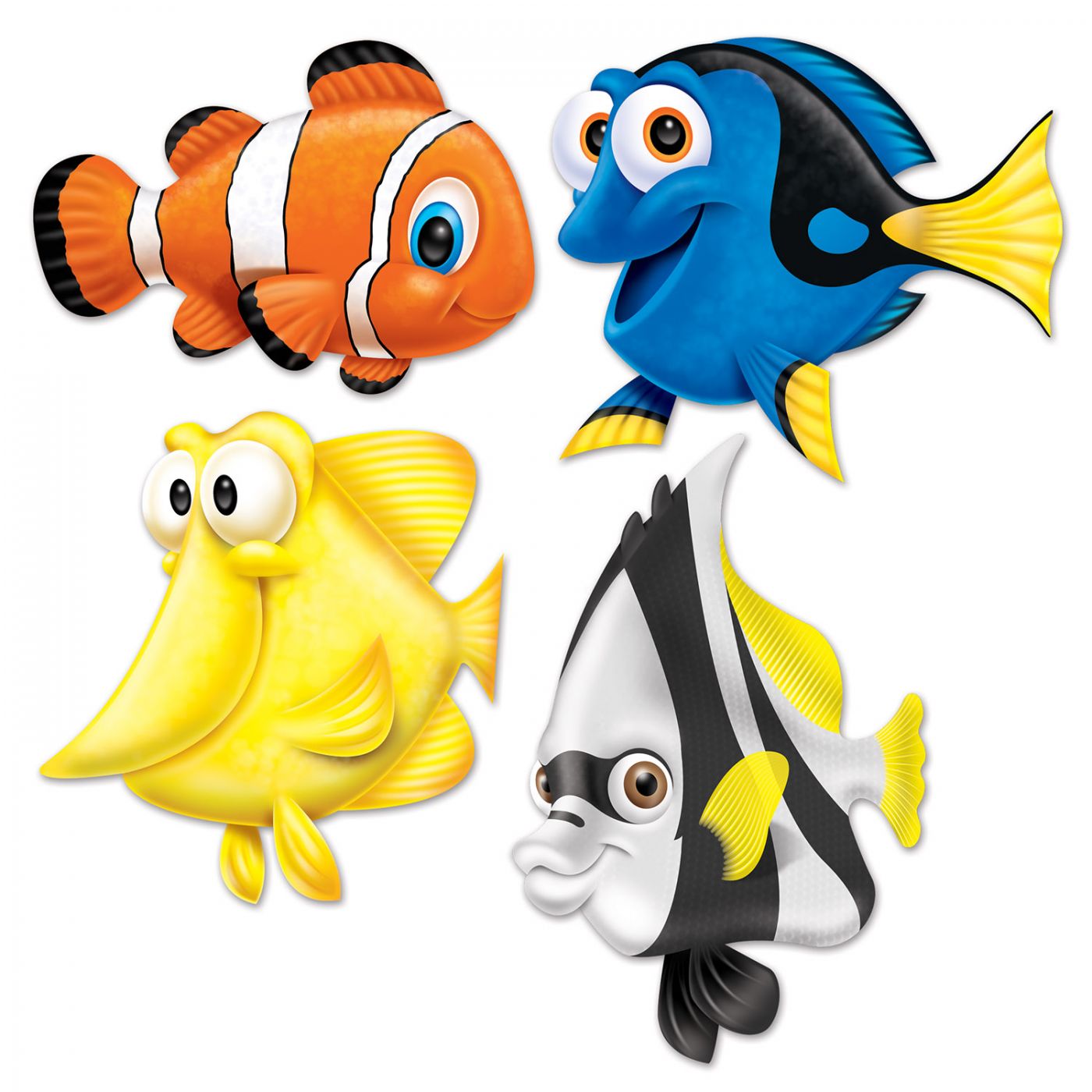 Under The Sea Fish Cutouts (12) image