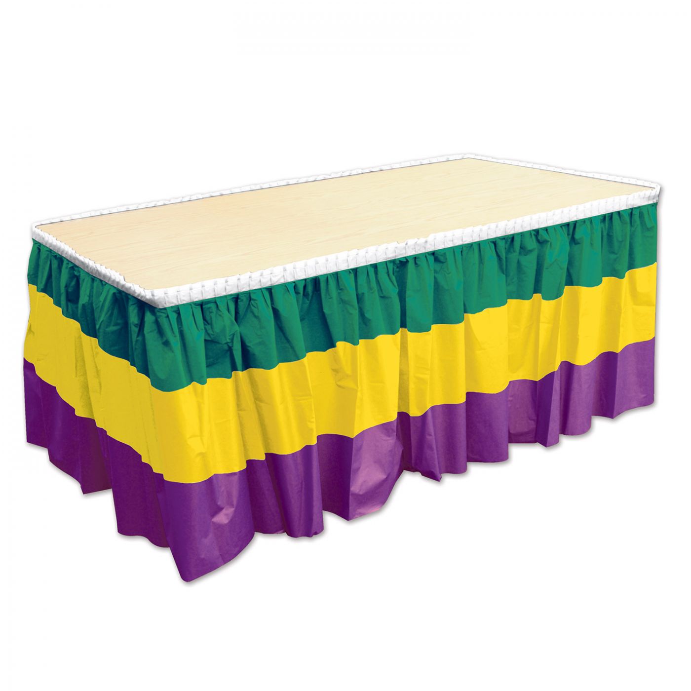 Mardi Gras Table Skirting (6) image