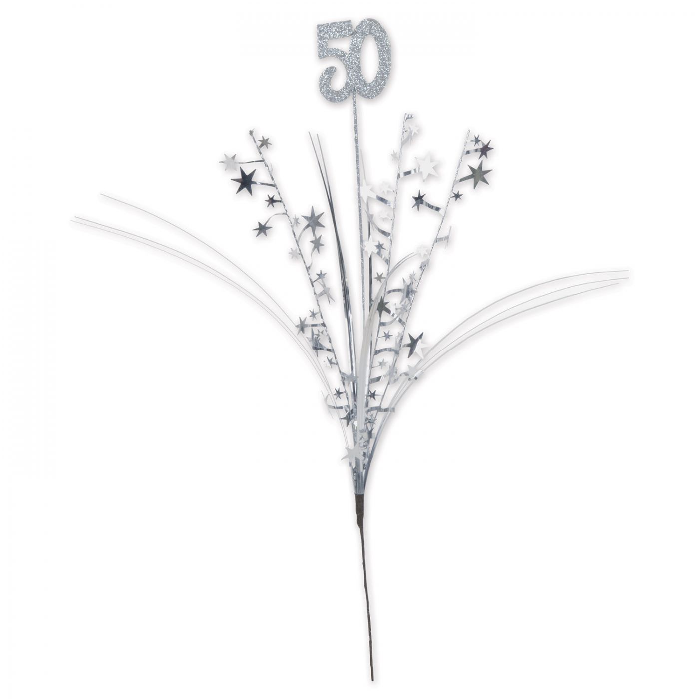 Glittered  50  Metallic Star Spray (12) image